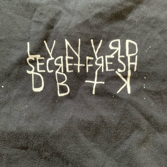 DBTK collab lynyrd & secret fresh Mens Large Don’t Blame The Kids T Shirt - Picture 3 of 10